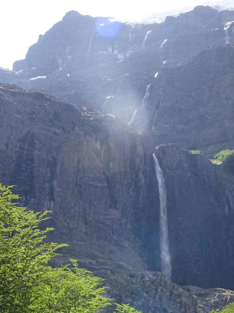 Waterfall off the glacier