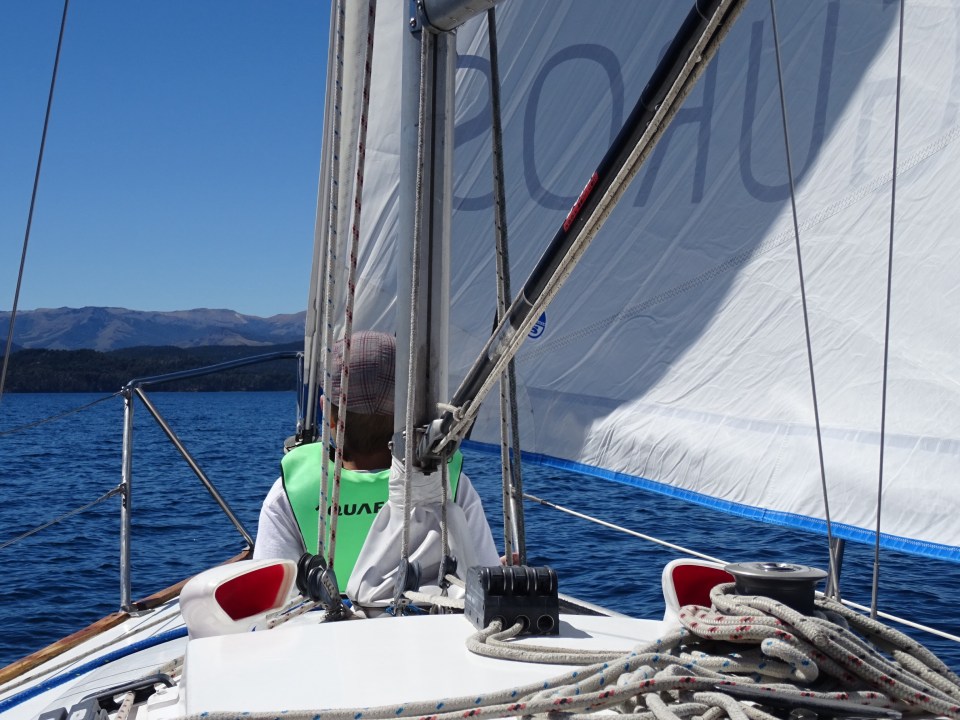 Sailing along at an easy clip