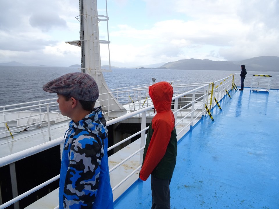 Look boys - we're leaving land and heading to sea... sea anything yet? nope...