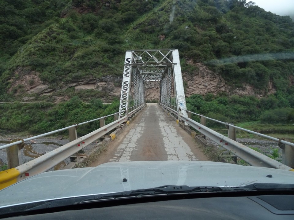 Typical one way bridge/road 