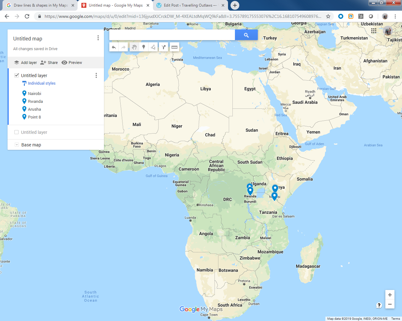 On The Road Again… Africa