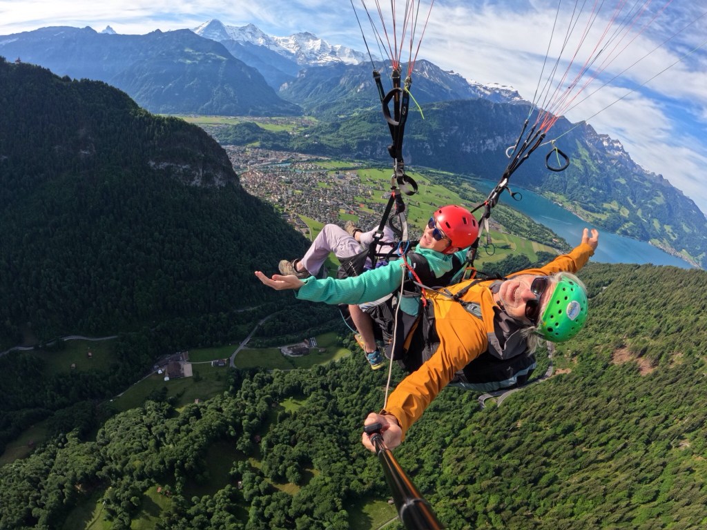 Interlaken: Last Day – Paragliding, a great hike and pouring&nbsp;rain…